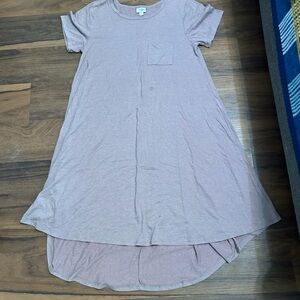 LuLaRoe Mauve T-Shirt Dress